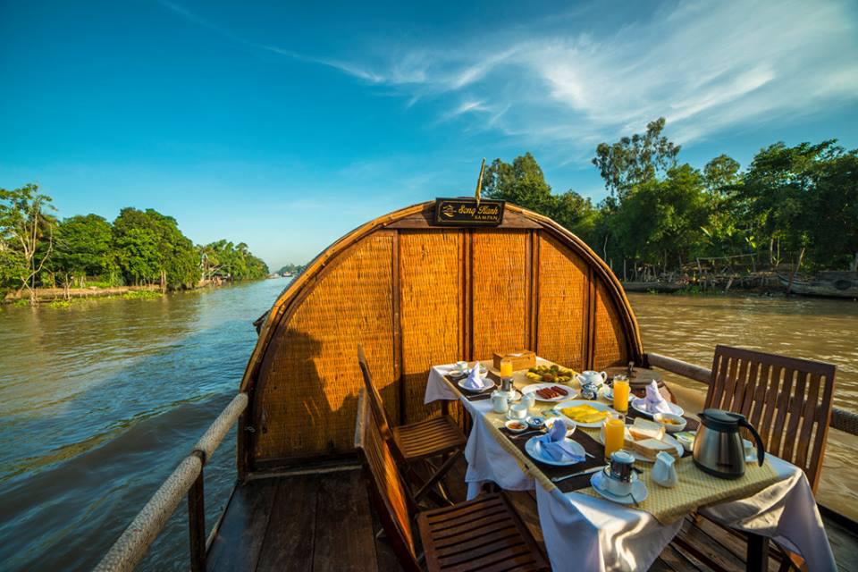 Song Xanh Sampan 4-day tour : Saigon to Phnom Penh